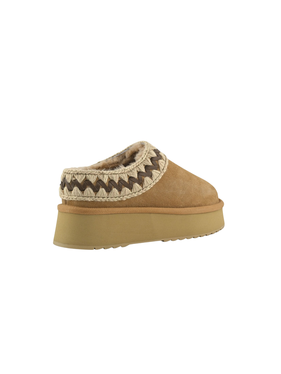 Mou "Platform clog suede leather st" savana MU.FW681009A SAV Mou 