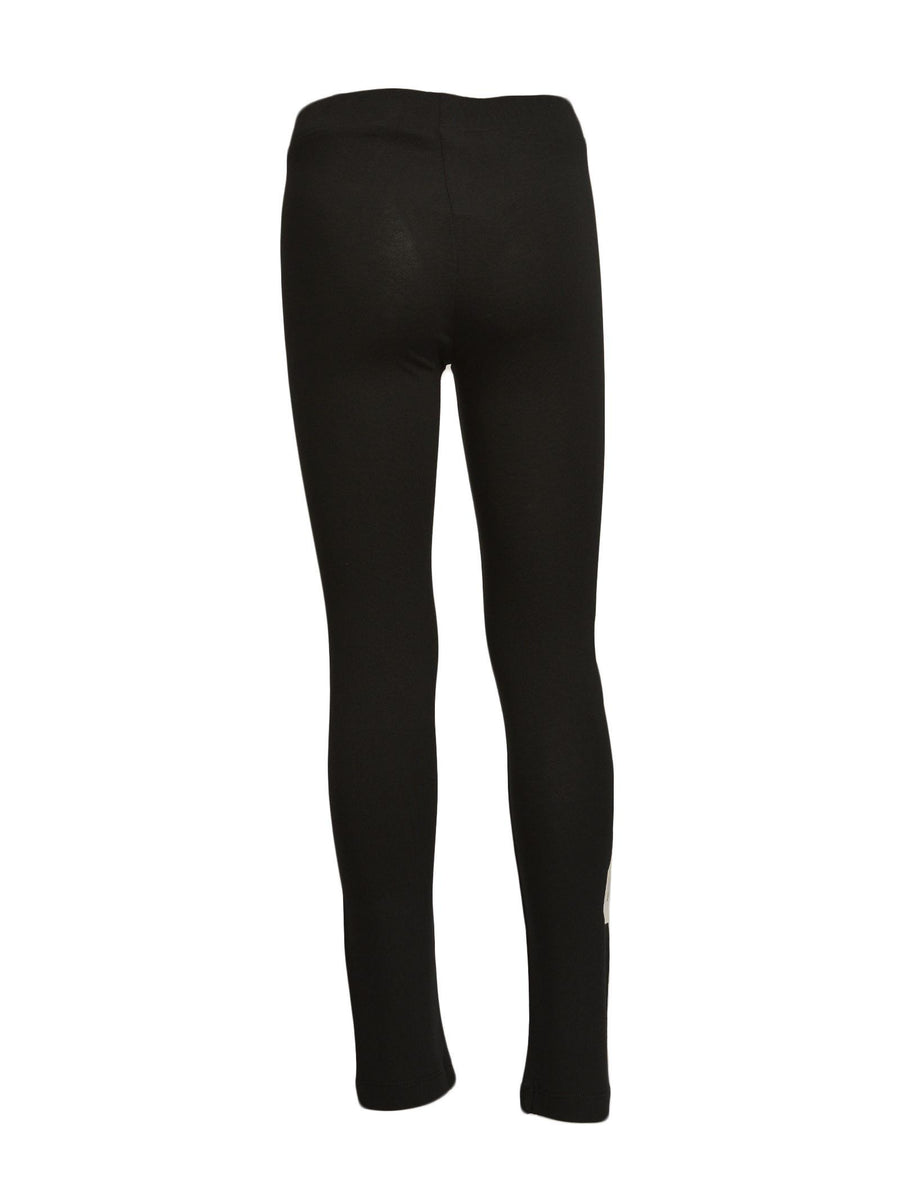 Leggings nero con stampa Gcds DDP003LBA29 60100 GCDS 