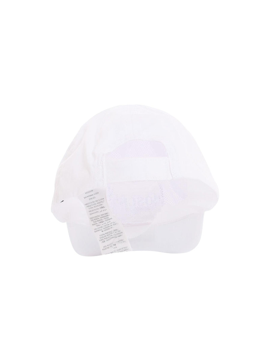Berretto Moschino bianco con logo lettering ripetuto HOX00W 10101 Moschino 