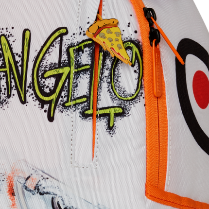 Zaino "TMNT Michelangelo" Sprayground bianco con stampa ninja 910B7147 NSZ Sprayground 
