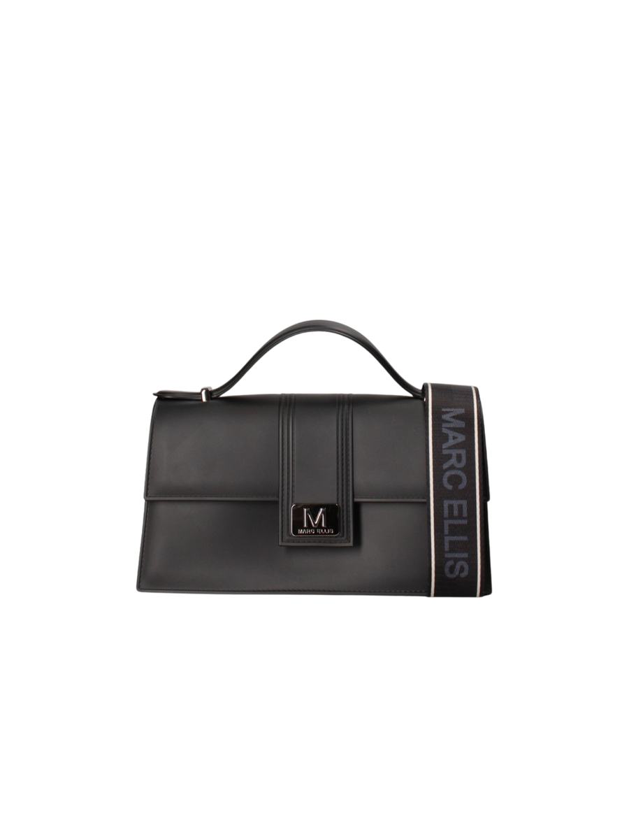 Borsa a mano "Flat Arrow" Marc Ellis nera tono su tono FLATARROWM BLK/CDF Marc Ellis 