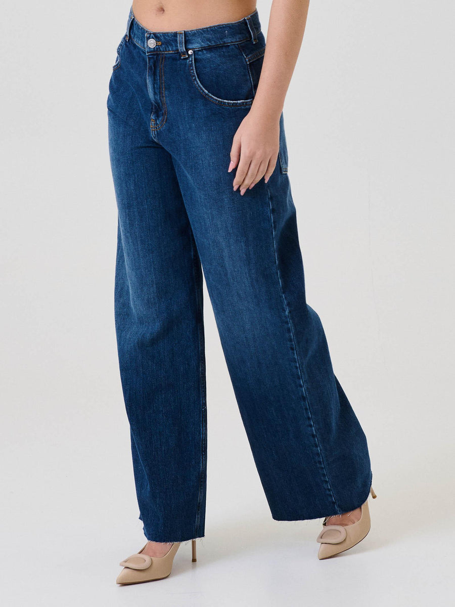 Jeans "Icon Mia" Vicolo blu scuro DF5073 DNM Vicolo 