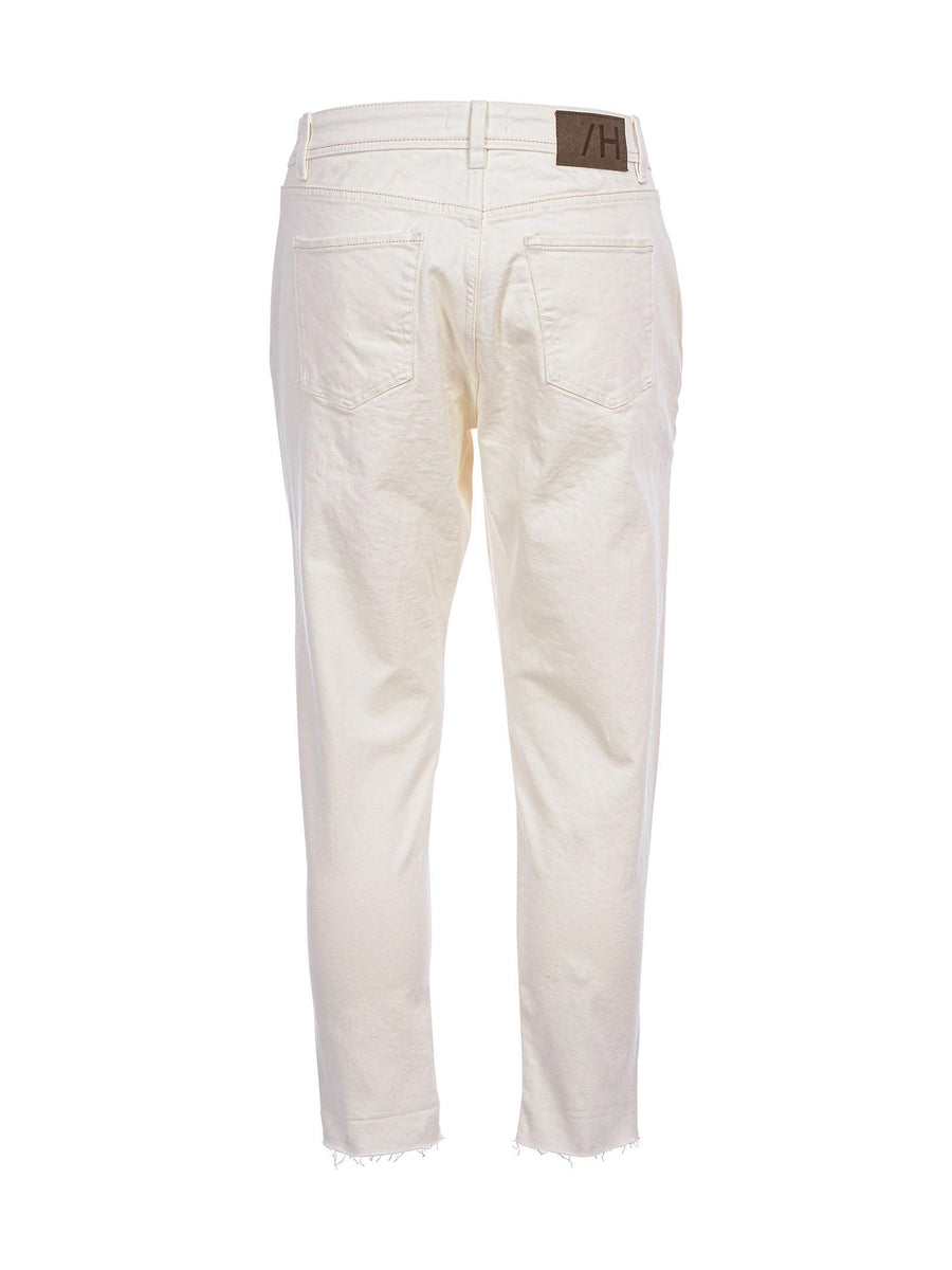 Jeans bianco relaxed cropped aldu 16083934 WHT Selected 
