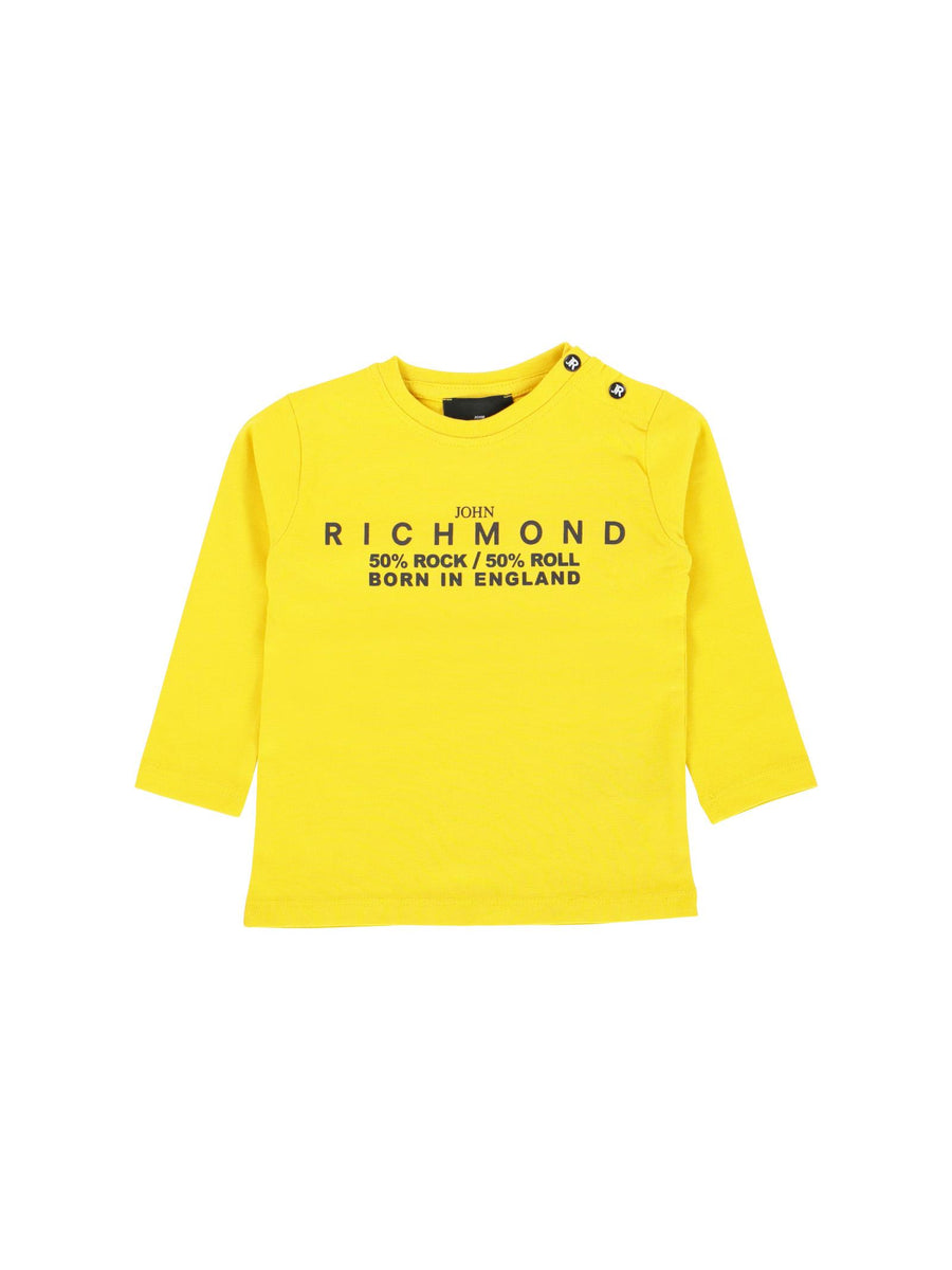 T-Shirt John Richmond gialla maniche lunghe rock/roll RIA24034TS YELL John Richmond 