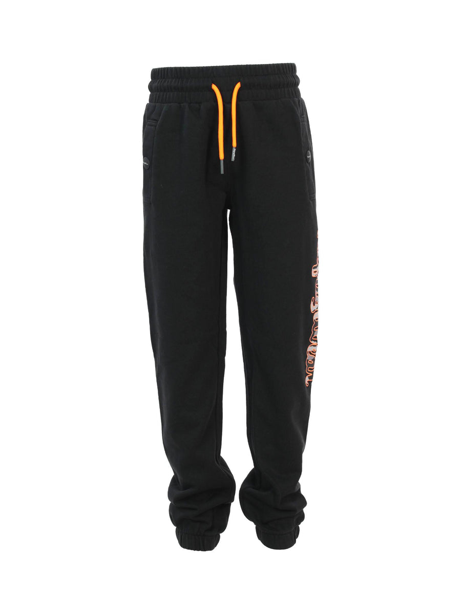 Joggers neri con maxi logo camouflage sulla gamba RW409 NERO/ARA Refrigiwear 