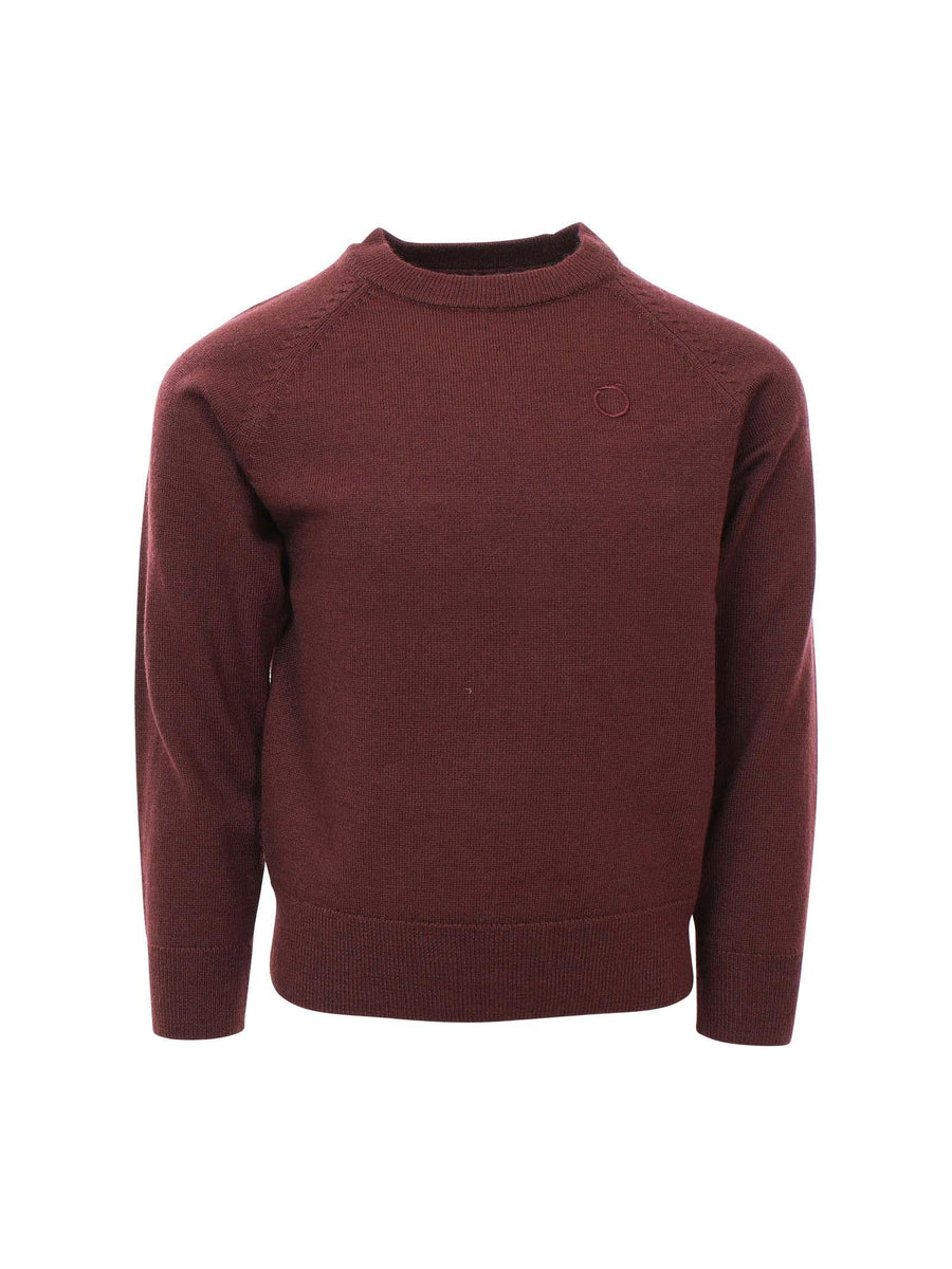 Maglioncino borgogna in misto lana TBA23019MA ANDORRA Trussardi 