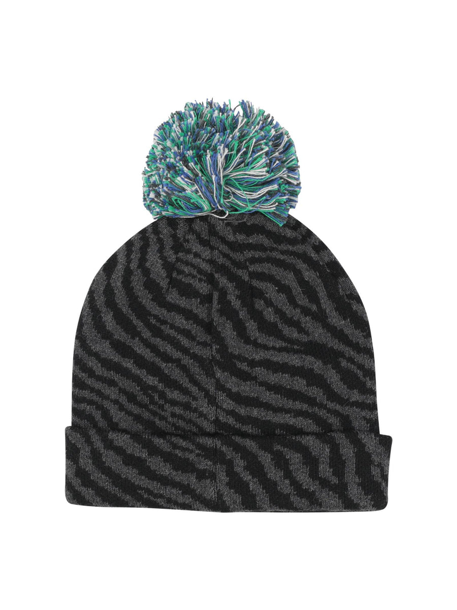 Cappello cuffia nero zebrato K51010 829 Kenzo 