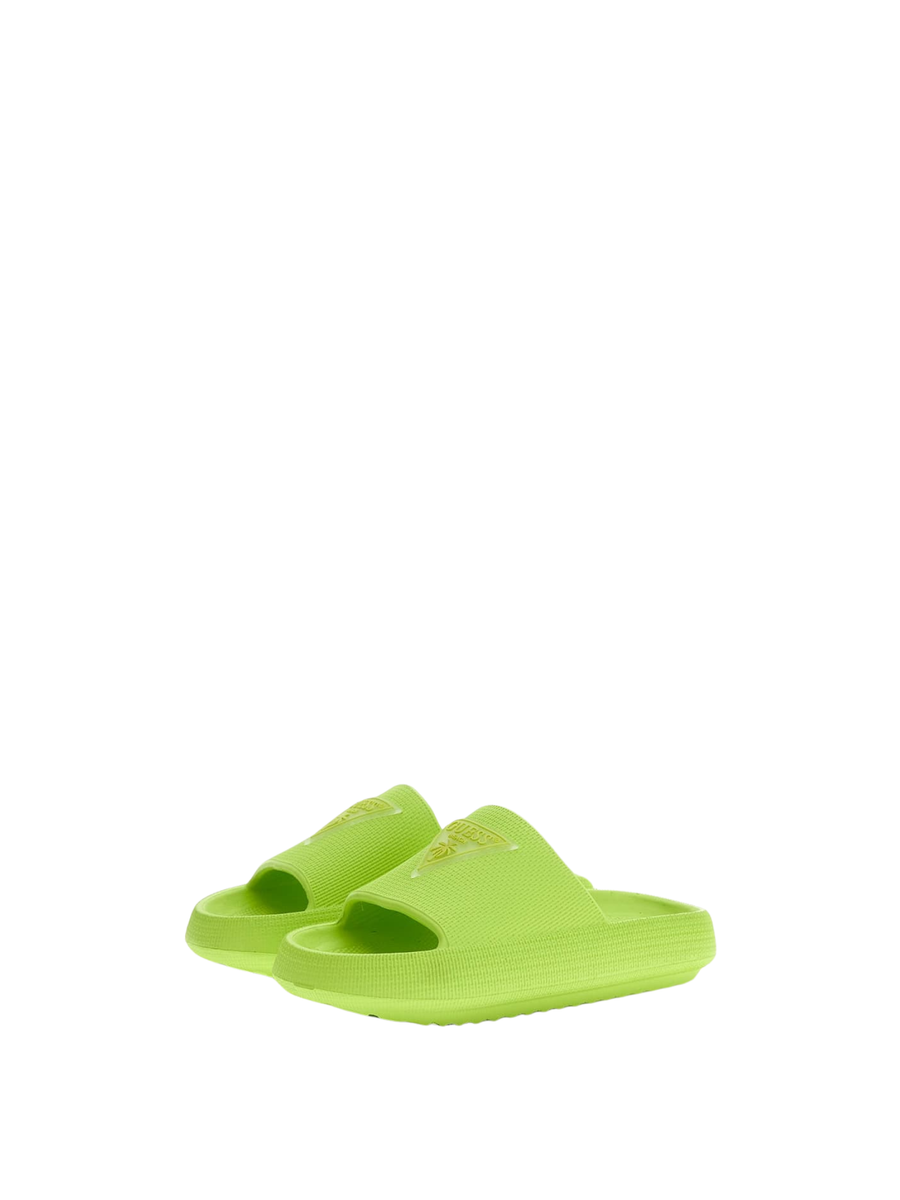 Ciabatte Guess verde con logo su fascia H5GZ03WG5X0 G8BU Guess 