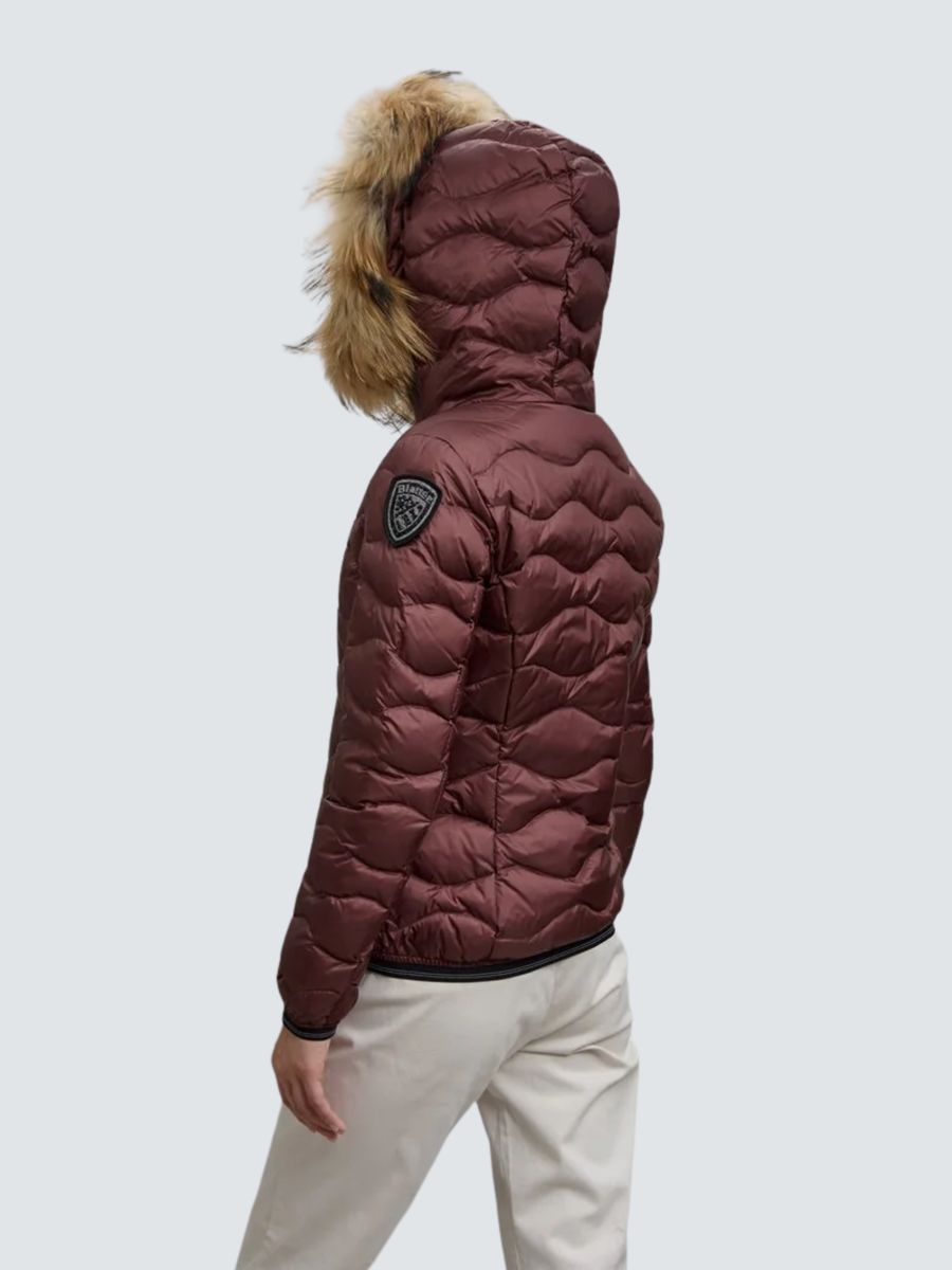 Giubbino con bordo in pelliccia "Aldie" Blauer rosso BLDC03096 50ALT Blauer 