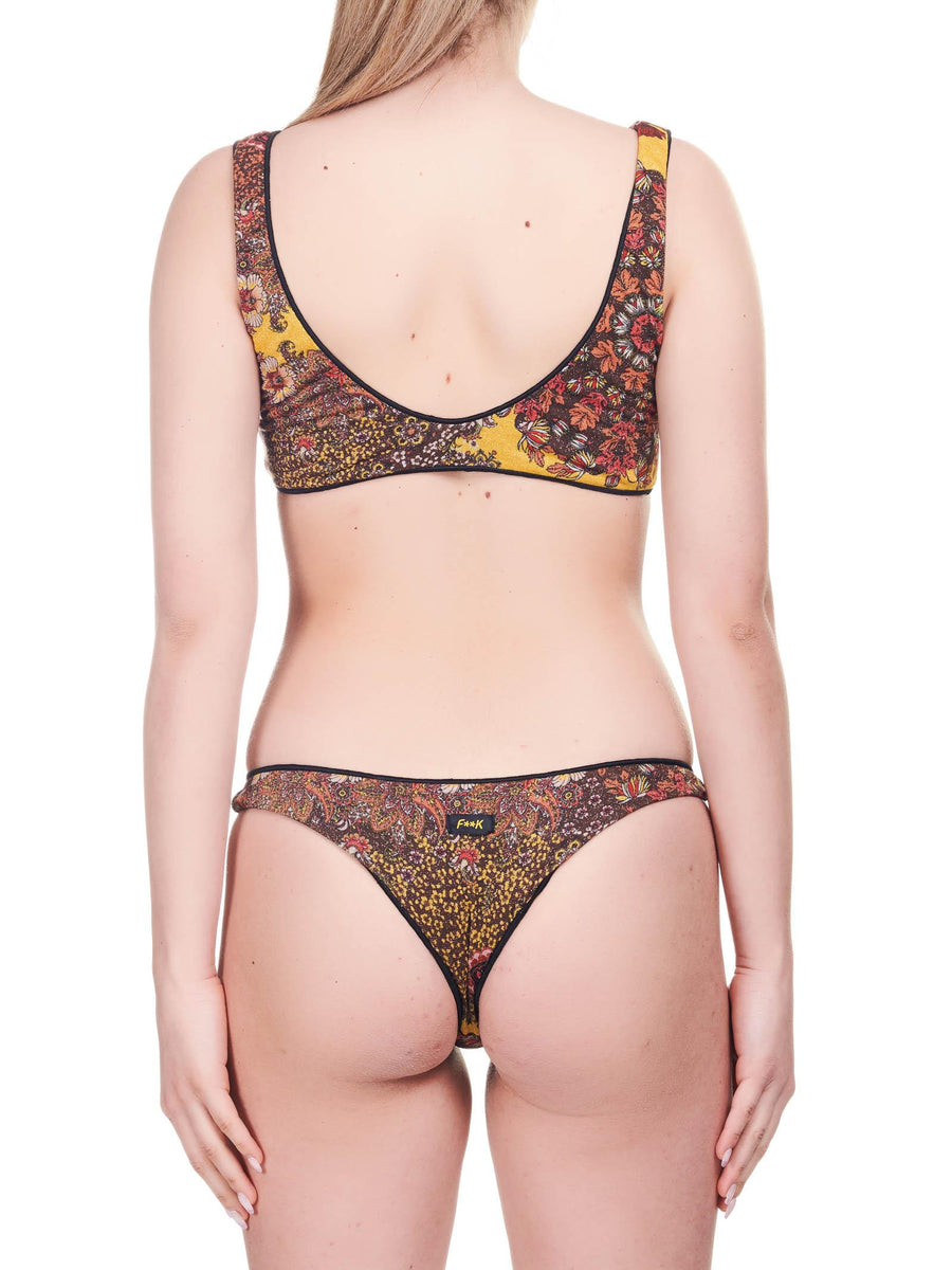 Costume a fascia con stampa F210692 X1 Fk 