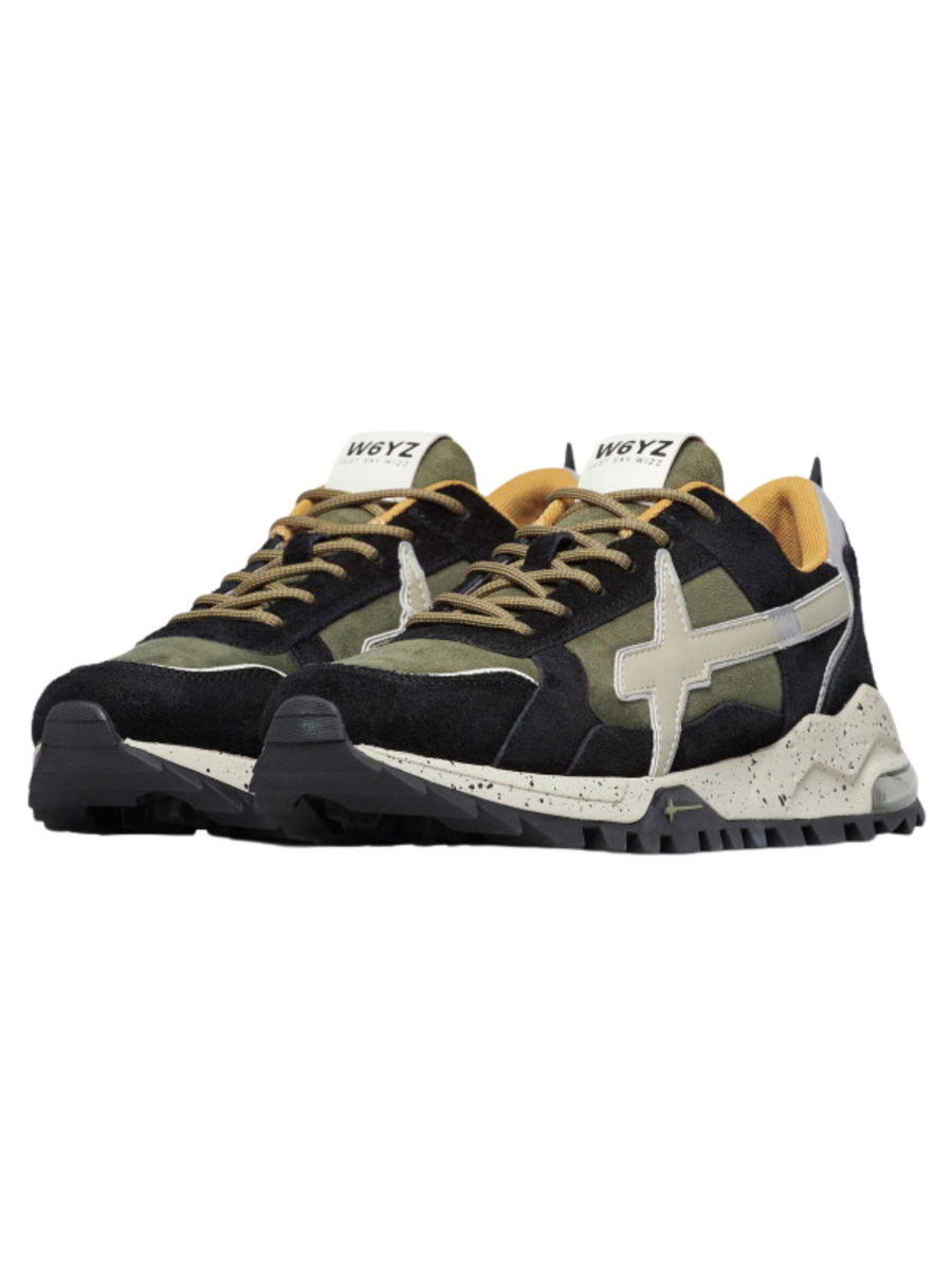 Sneakers "breeze 3-m" W6YZ nere e verde militare 1A18 BLK/MIL W6YZ 