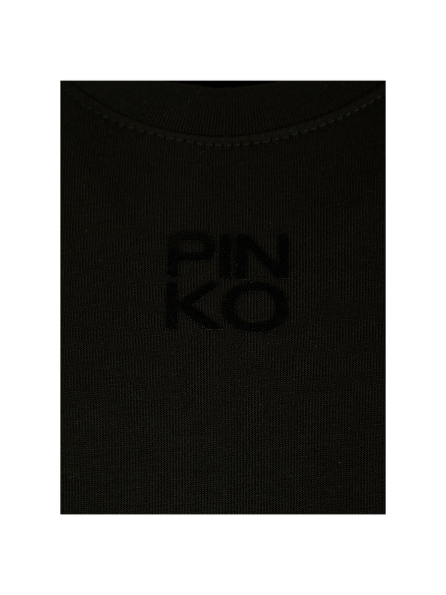 Maglia cropped Pinko nera KFTS023 N000 Pinko 