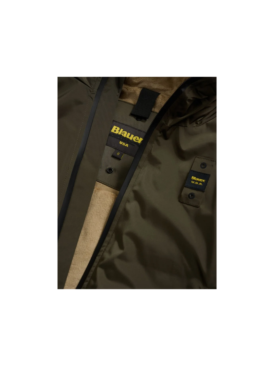 Giubbino con pelliccia interna "Cedric Junior" Blauer verde bosco 25WBLKC11416 670 Blauer 