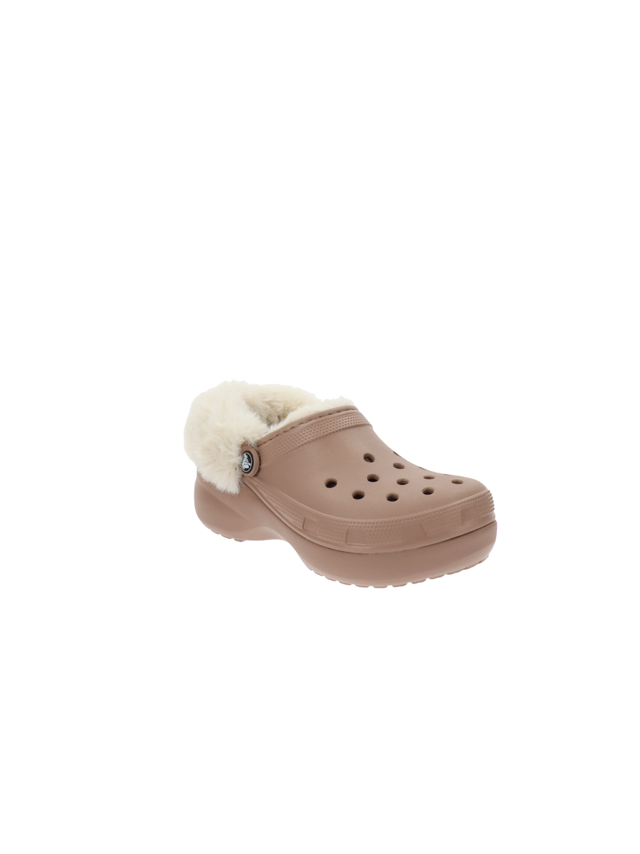 Ciabatte Crocs marrone con motivo in ecopelliccia CR212854 LATT Crocs 