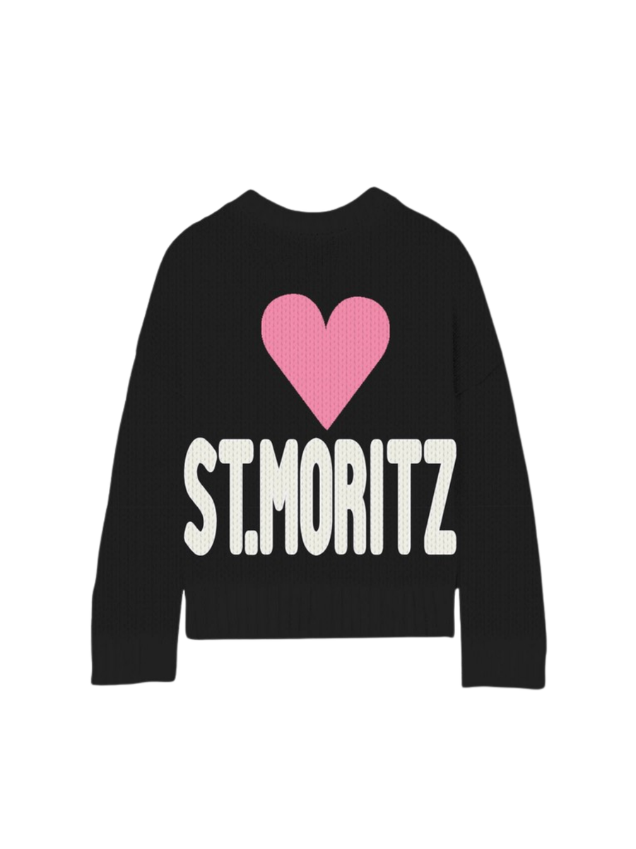 Maglione "kyla big moritz 00" Saint Barth nero KYLA002 03096G MC2 SAINT BARTH 