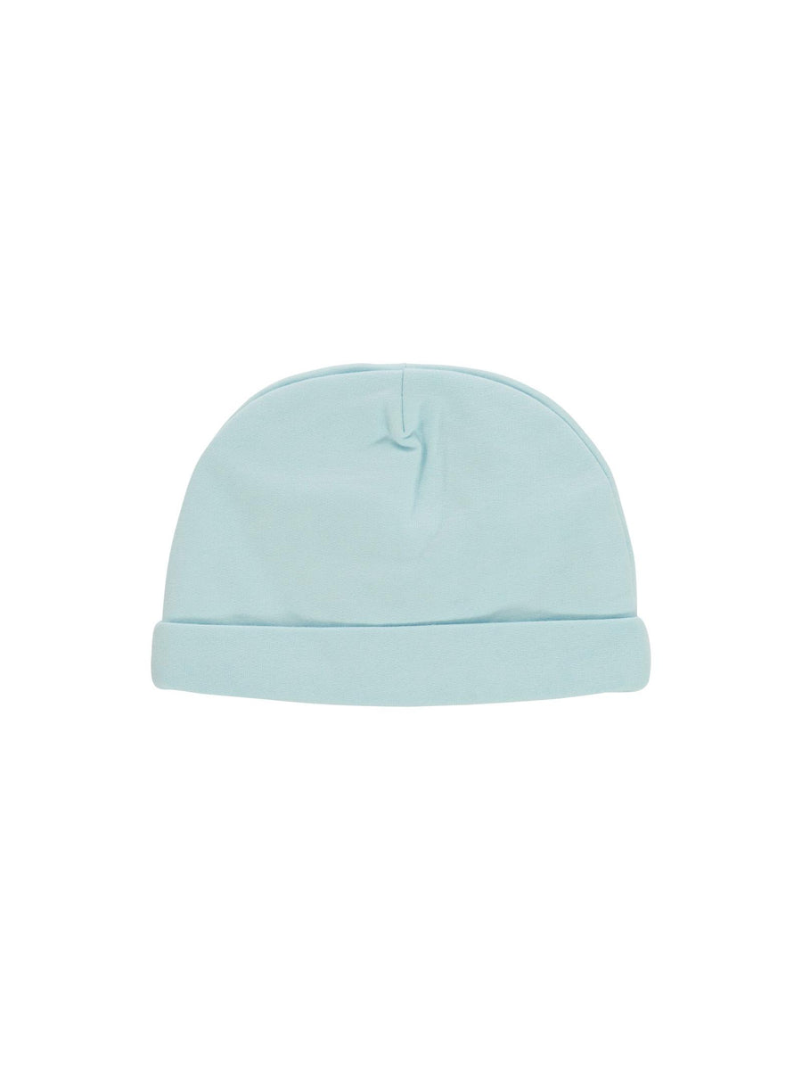 Cappello Moschino azzurro con logo lettering e teddy MUX05L 40304 Moschino 