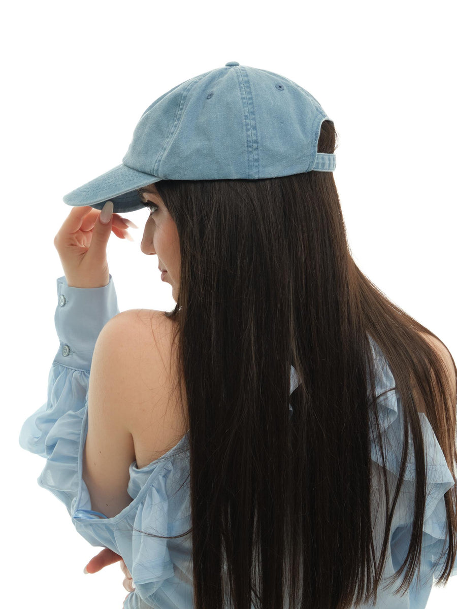 Berretto "baseball" Vicolo azzurro con ricami AD0065 AZZ Vicolo 