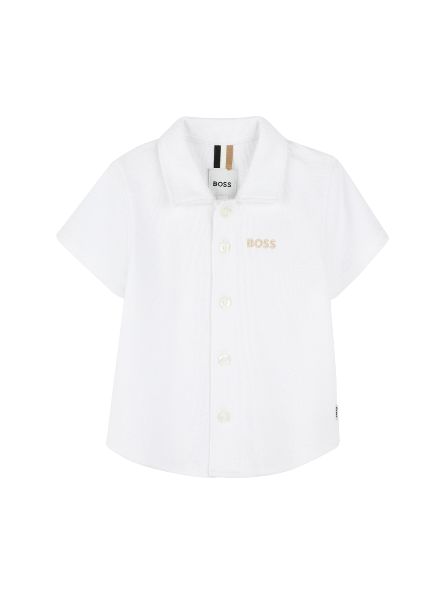 Camicia a maniche corte Boss bianca J52092 10P Boss 