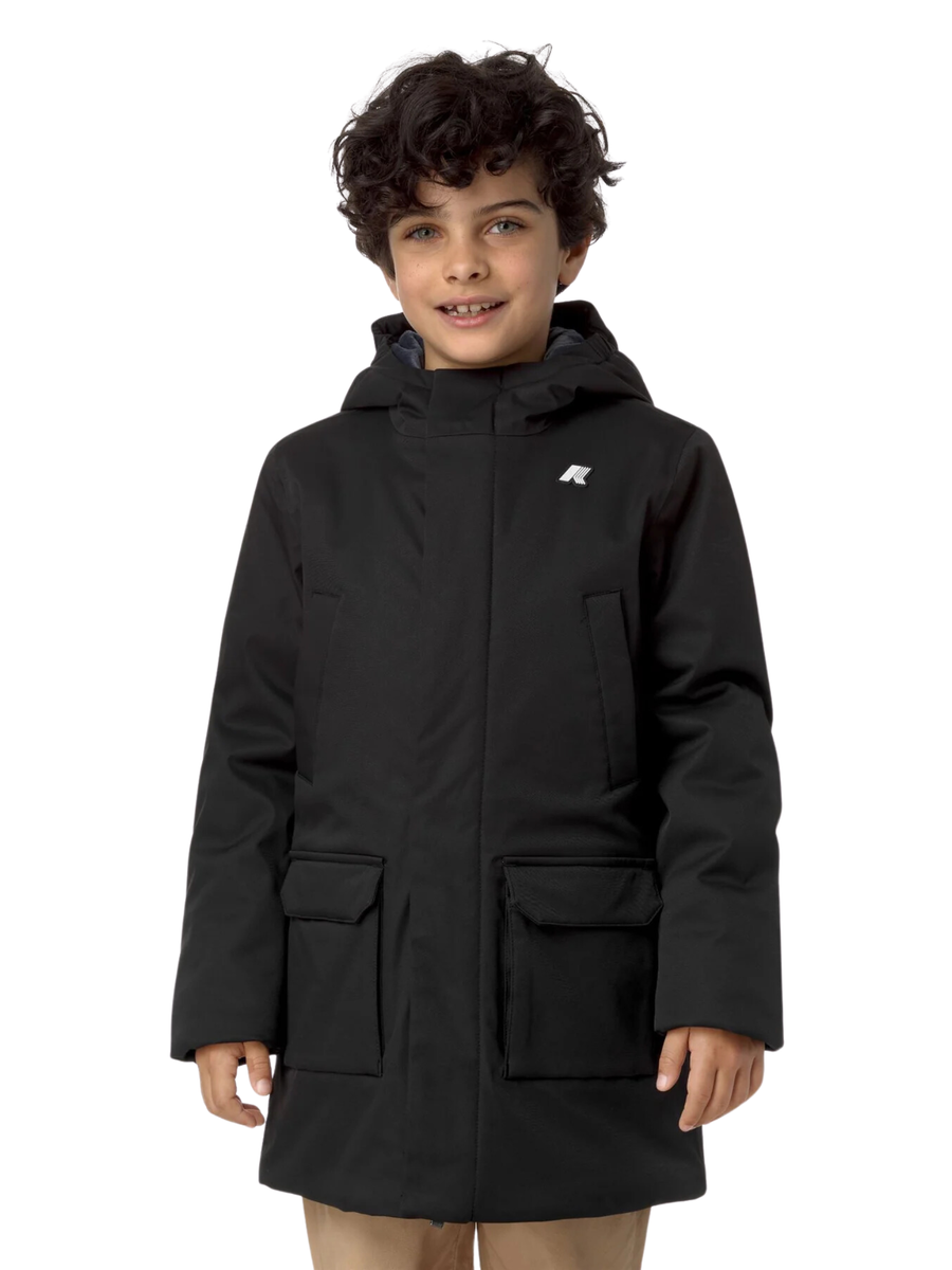 Parka "P. Jarko Twill Marmotta" K-Way nero K1128HW AL8 K-WAY 