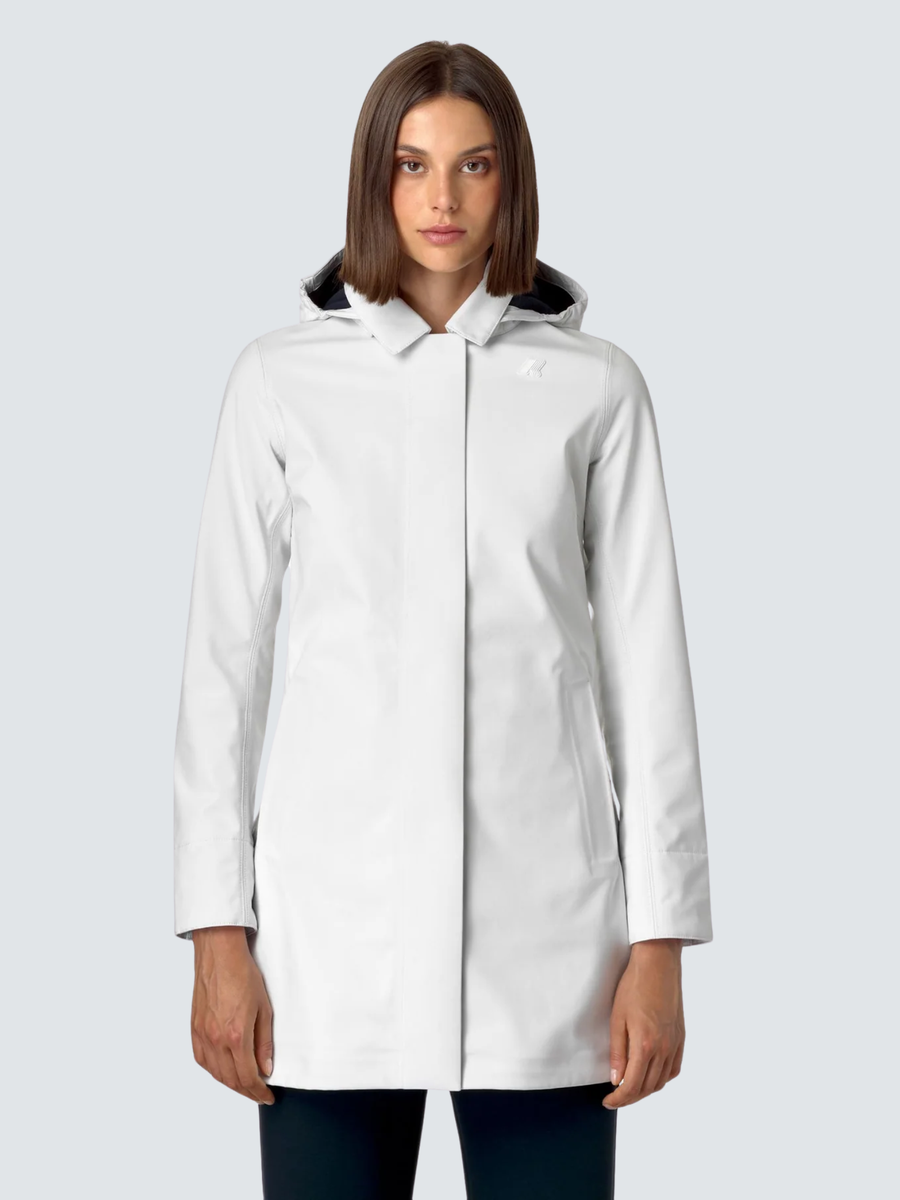 Giubbino"Mathy Bonded" K-Way bianco K2148BW AK7 K-WAY 