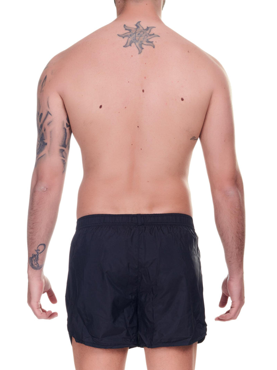 Costume shorts nero con zip F212004 NR Fk 