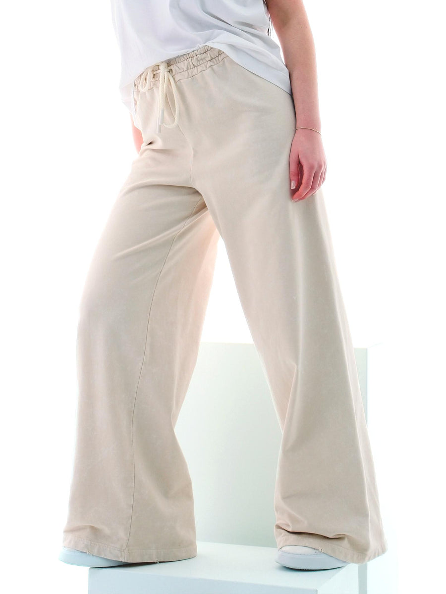 Pantalone Vicolo burro a cavallo basso TD0248 BURRO Vicolo 