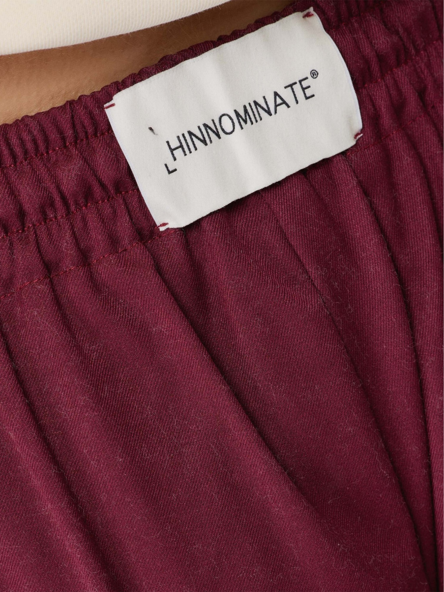 Pantalone over in twill Hinnominate bordeaux con coulisse HMABW02218 RS02 Hinnominate 