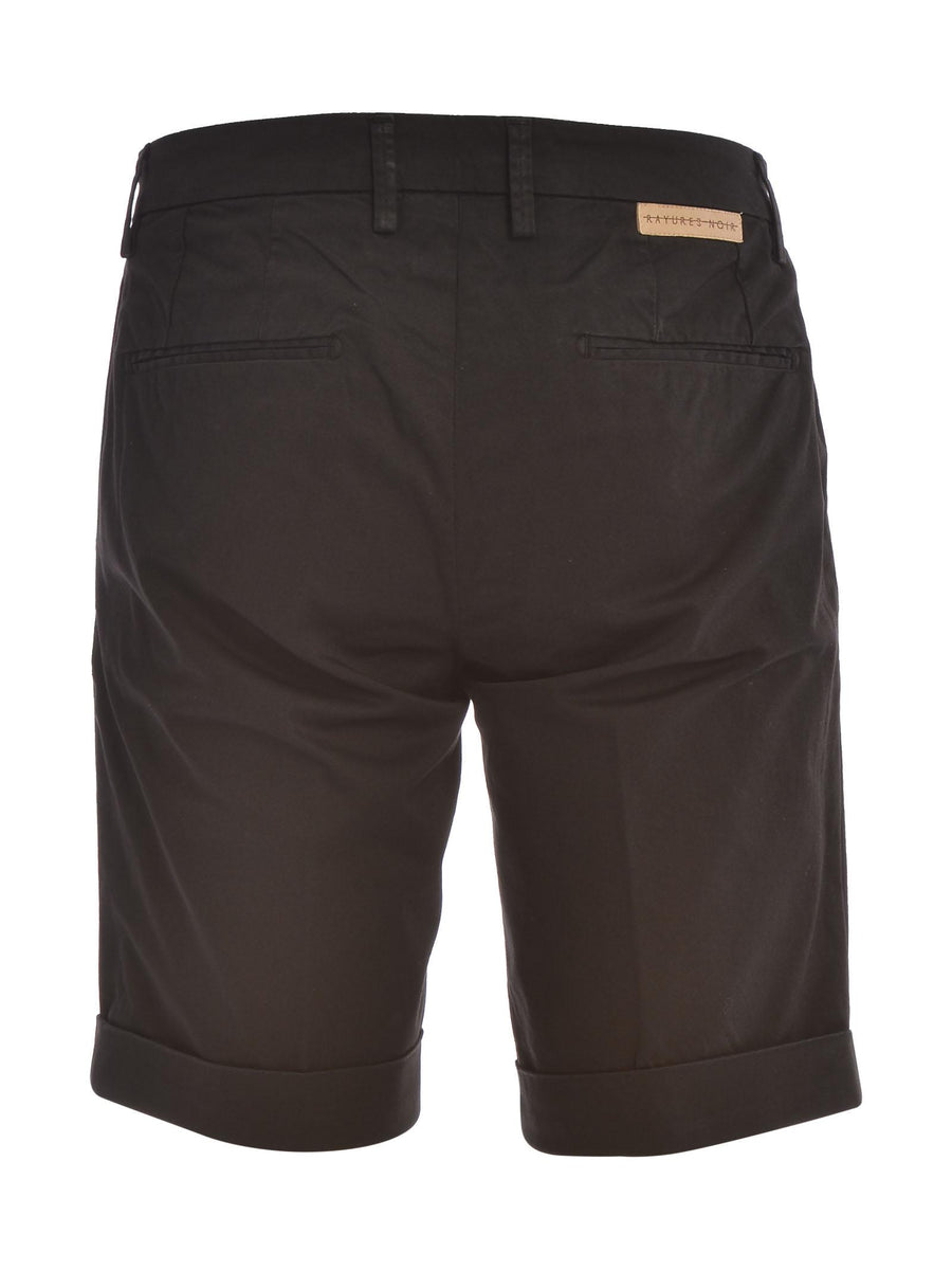 Bermuda nero slim ANTIGUA8135 NE RAYURES NOIR 