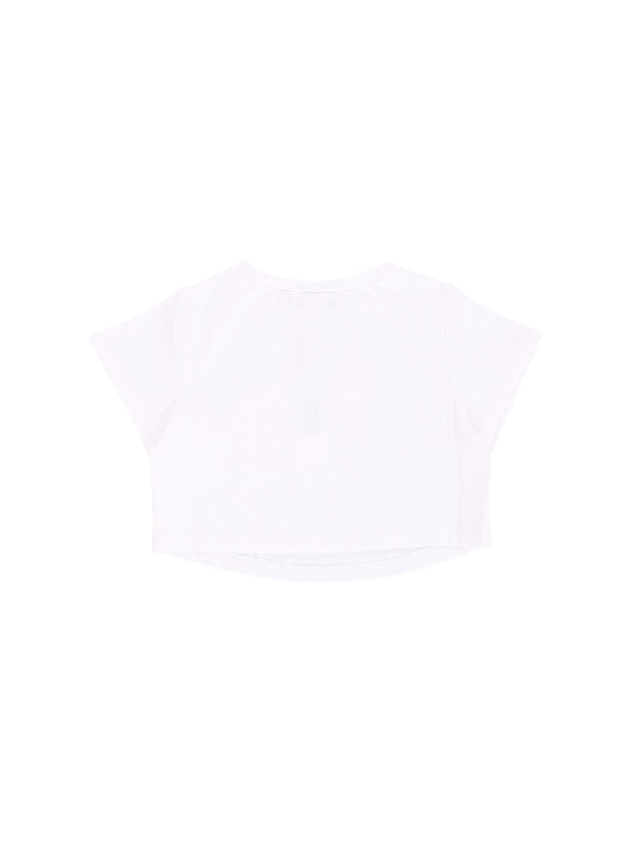 T-shirt Twinset bianca con ricamo 251GJ2480 00808 Twinset 