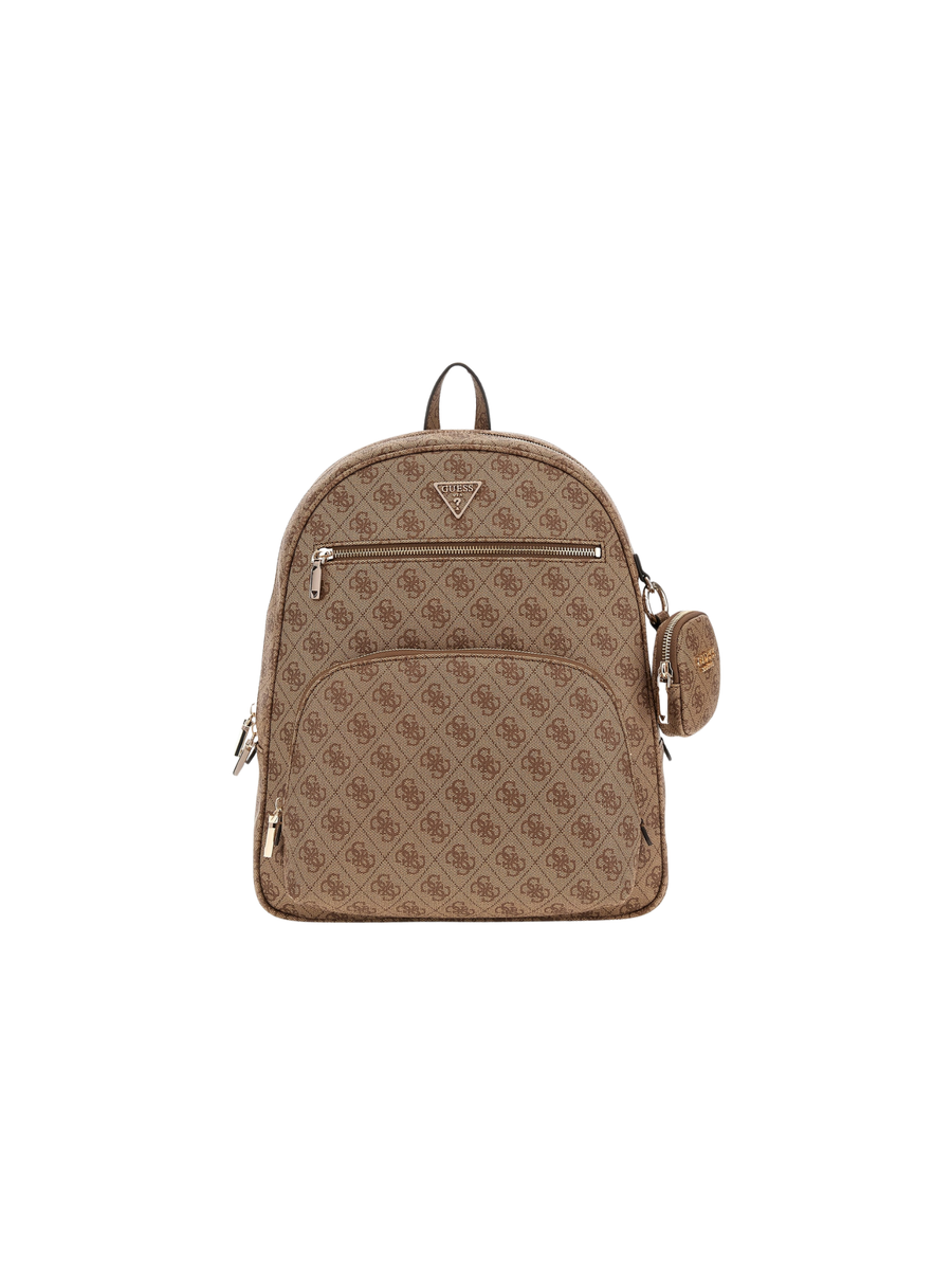 Zaino Guess beige monogramma all over e charm removibile HWSL7124350 LTL Guess 