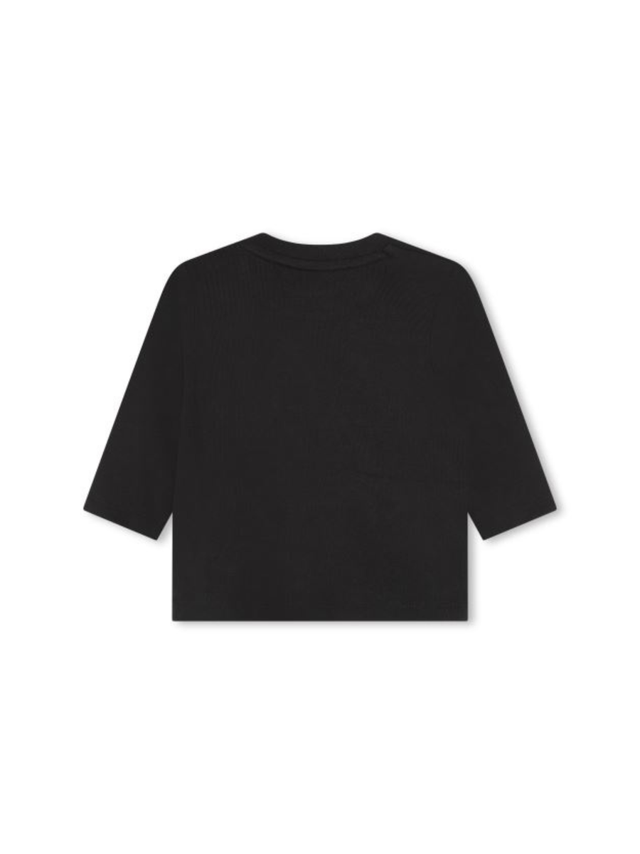 T-Shirt Boss maniche lunghe nera stampa logo J51290 09B Boss 