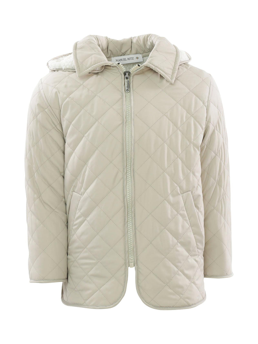 Giacca trapuntata beige MR1883 AVEN Manuel Ritz 