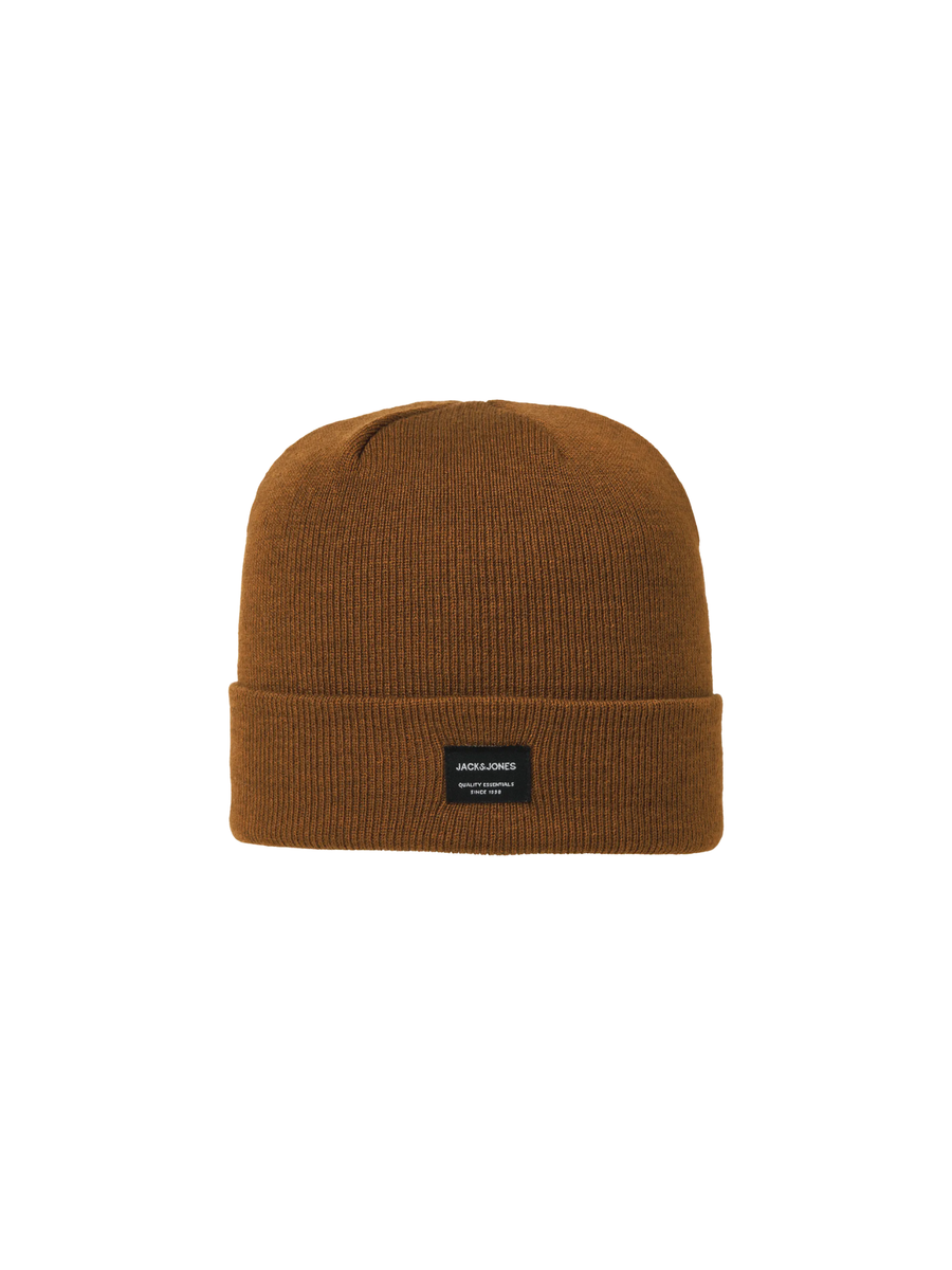 Cappello Jack & Jones marrone con patch logato 12092815 Monks Robe Jack & Jones 