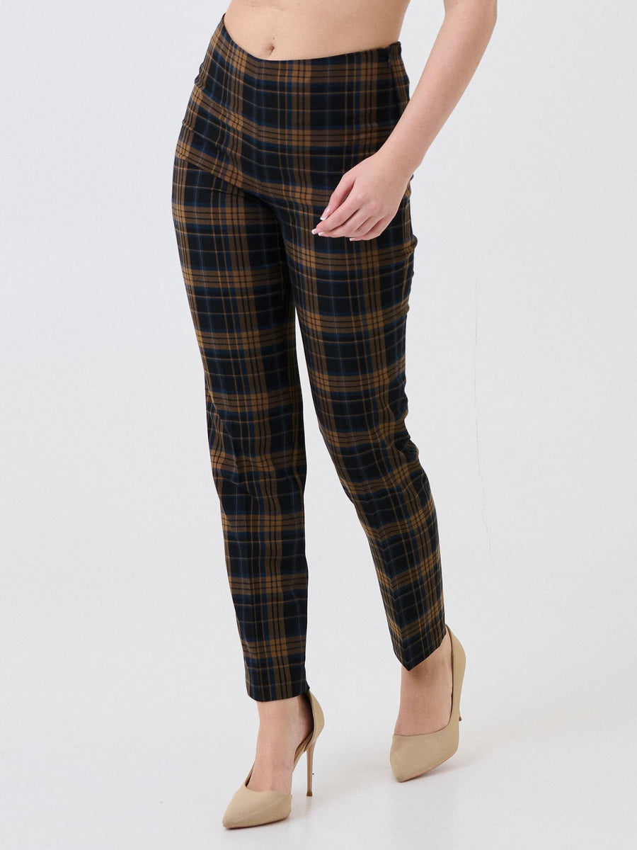 Pantalone scozzese Silence Limited blu e cammello SLPA003 UNI Silence Limited 