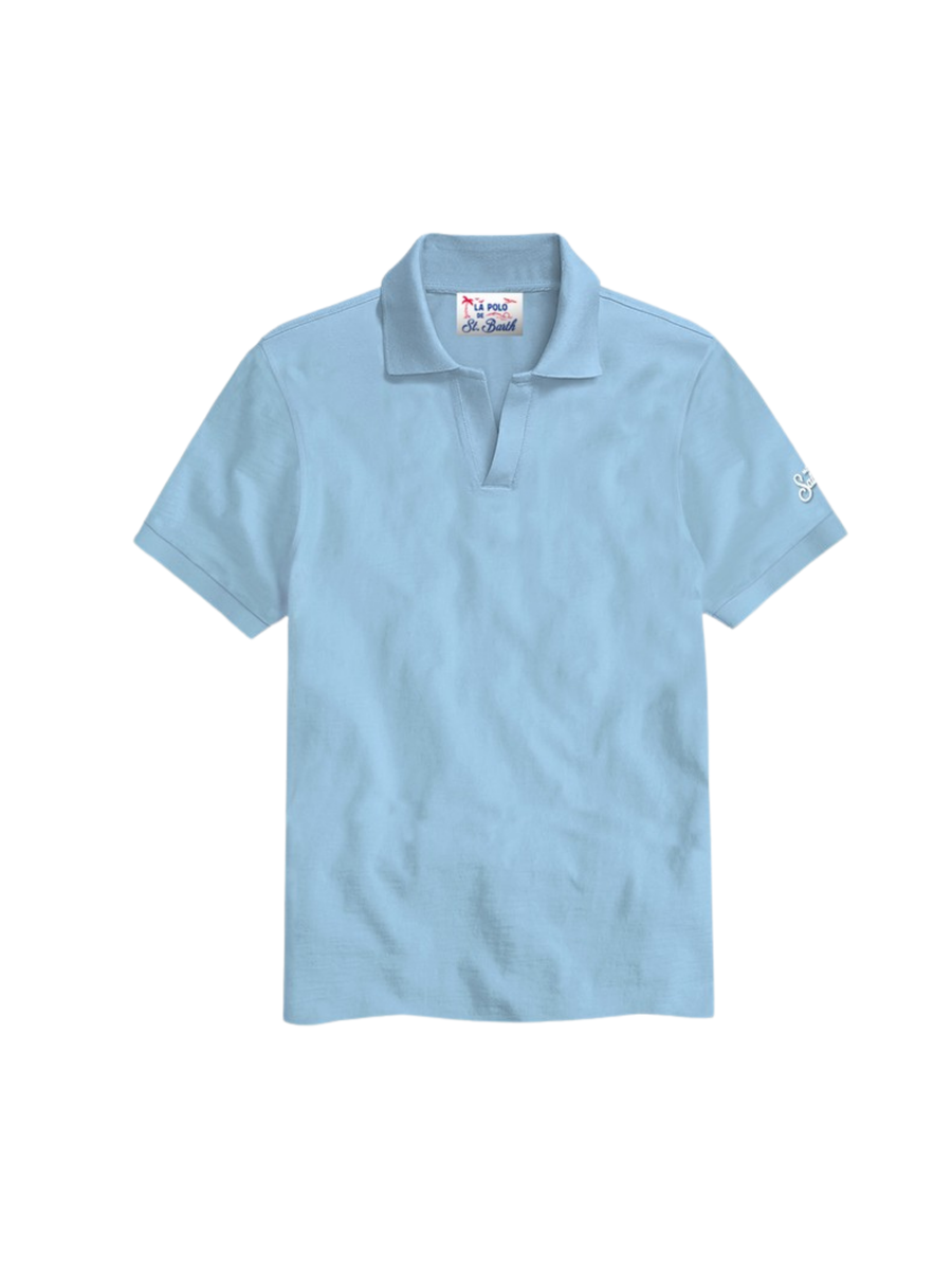 Polo MC2 St.Barth "Charles" azzurra CHS0001 00099H MC2 SAINT BARTH 