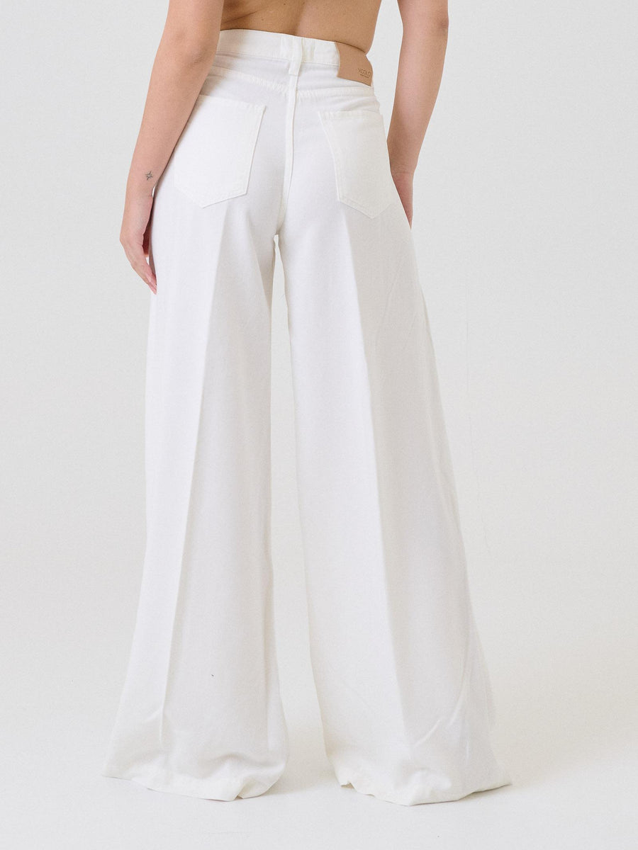 Jeans "Madison Wid Leg" Vicolo bianco DF5145 FU03 Vicolo 