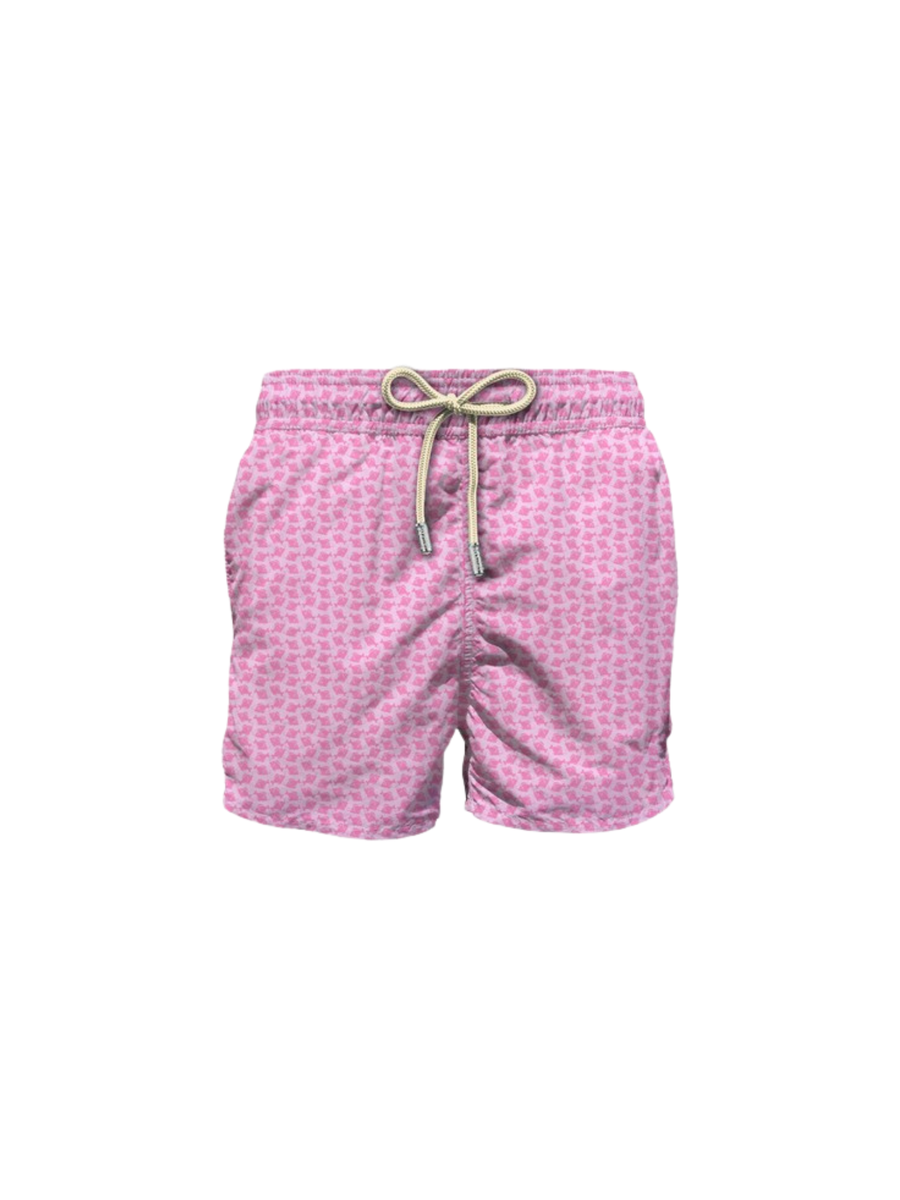 Costume Saint Barth rosa con dettagli a contrasto COM0009 01939H MC2 SAINT BARTH 