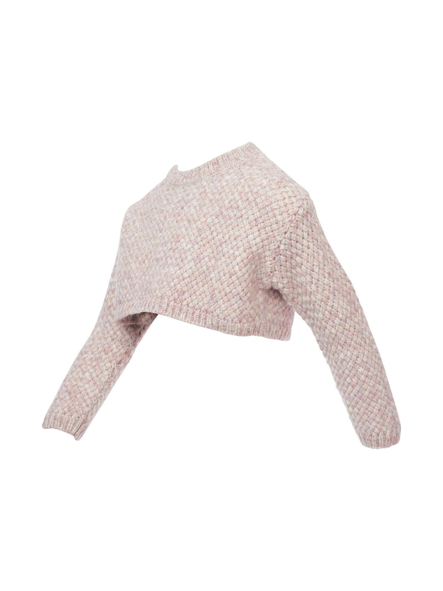 Maglioncino cropped intrecciato 2R9A00W0084 504 Douuod 