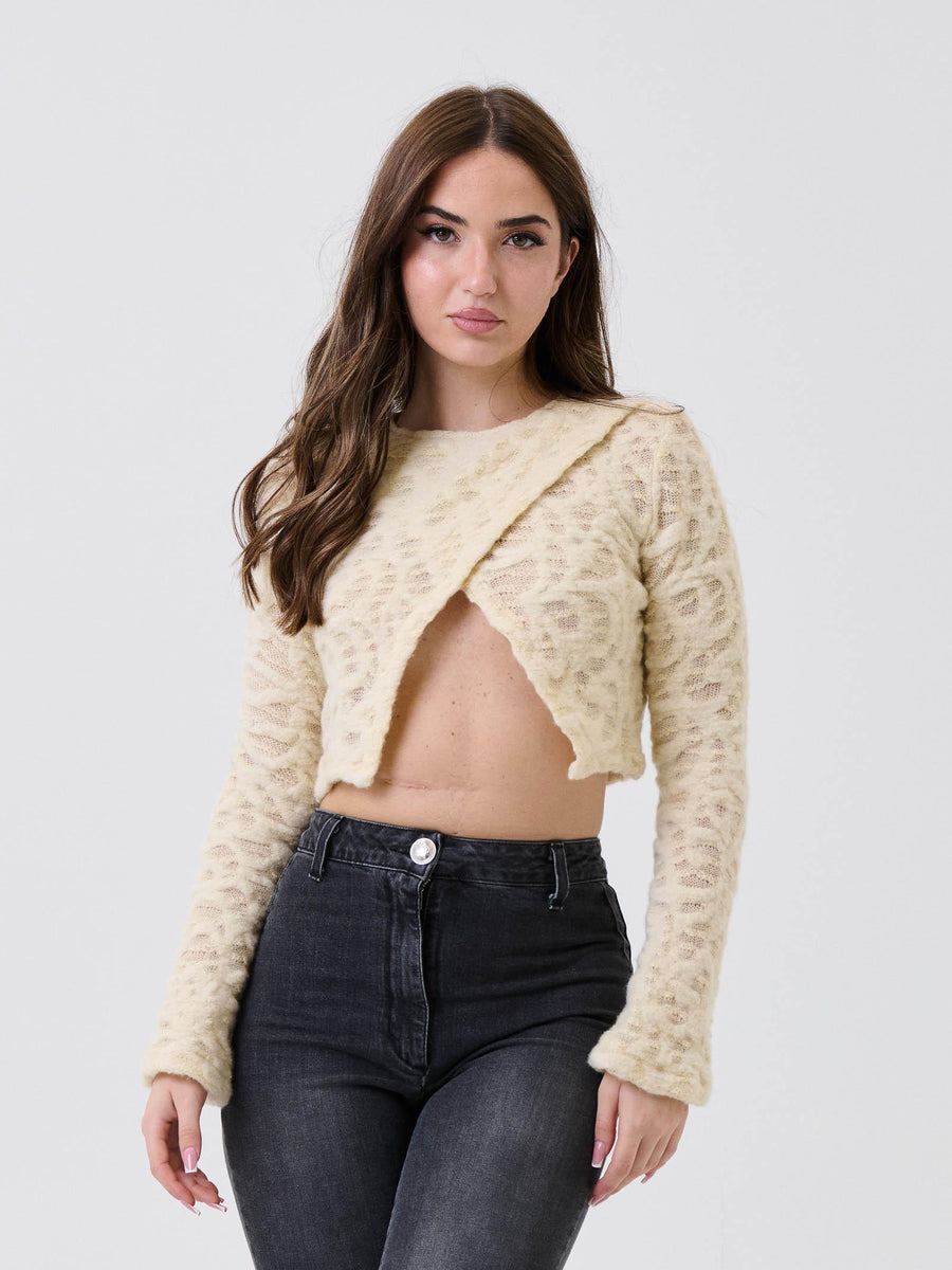 Maglia "Dreamy" Bohemian Vì bianco panna BHMANT002 UNI Bohemian V 