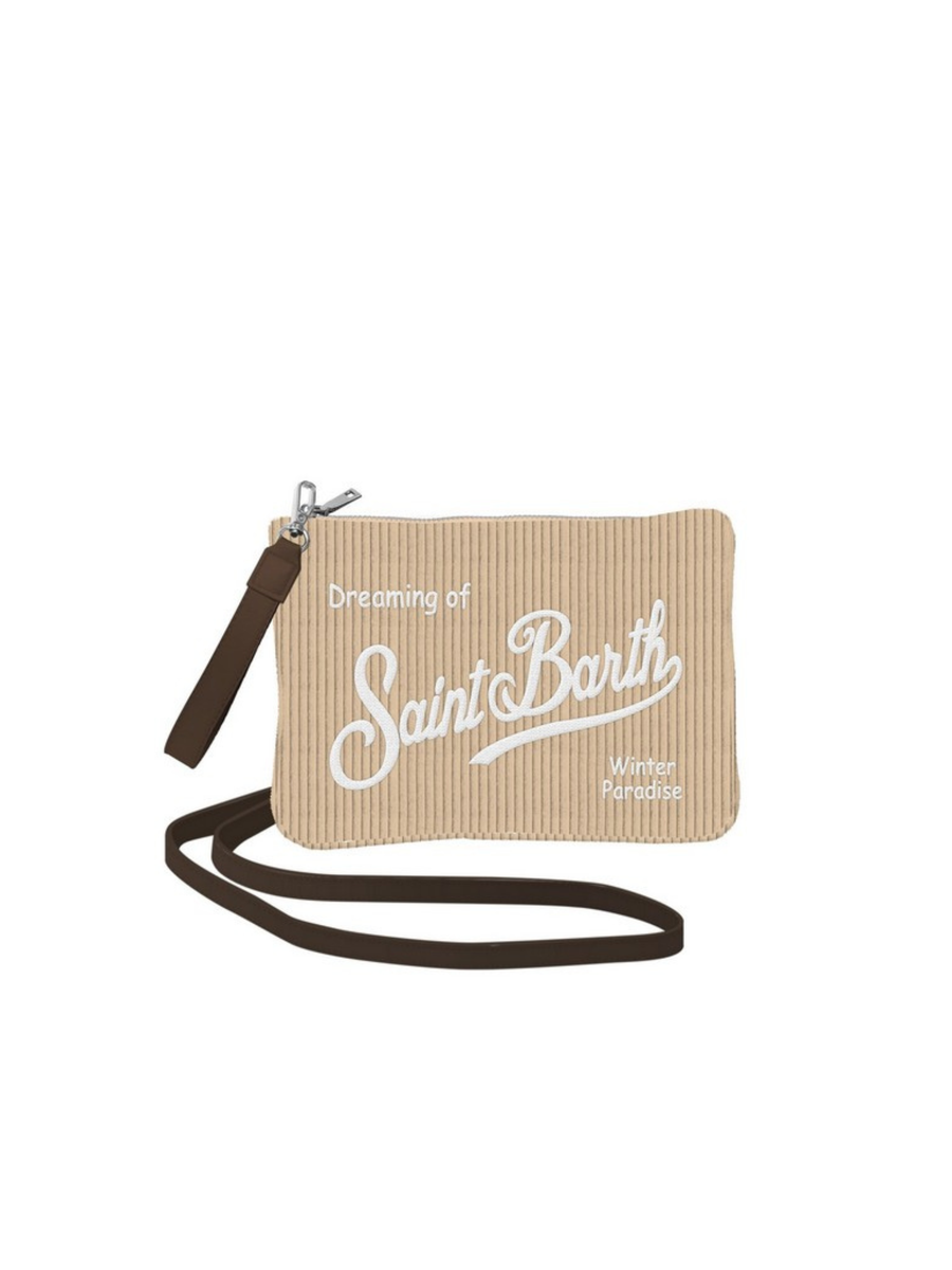 Pochette Parisienne "36 emb" Saint Barth beige a coste PAR0027 00296I MC2 SAINT BARTH 
