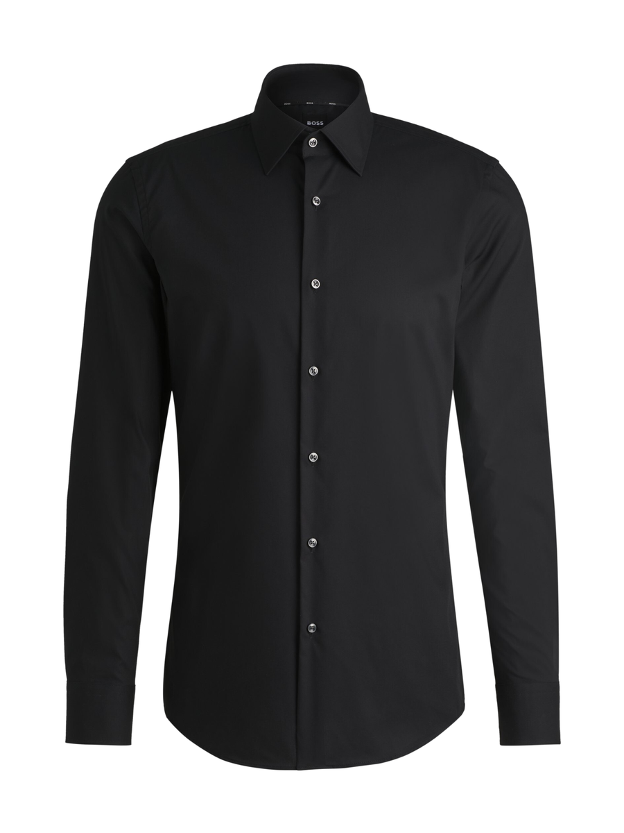 Camicia Boss nera 50469345 001 Boss 