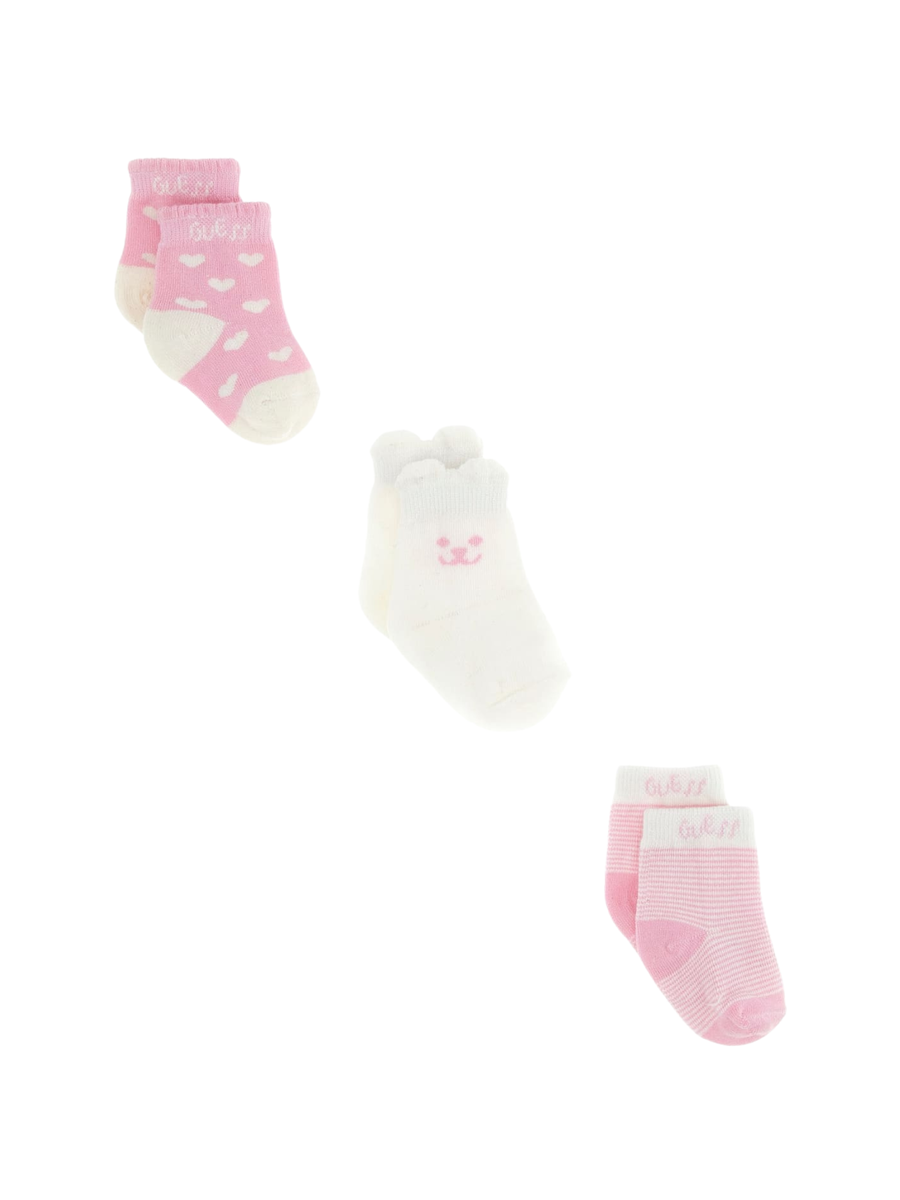 Set calzini Guess rosa e bianchi H5RZ04Z3G10 F61B Guess 