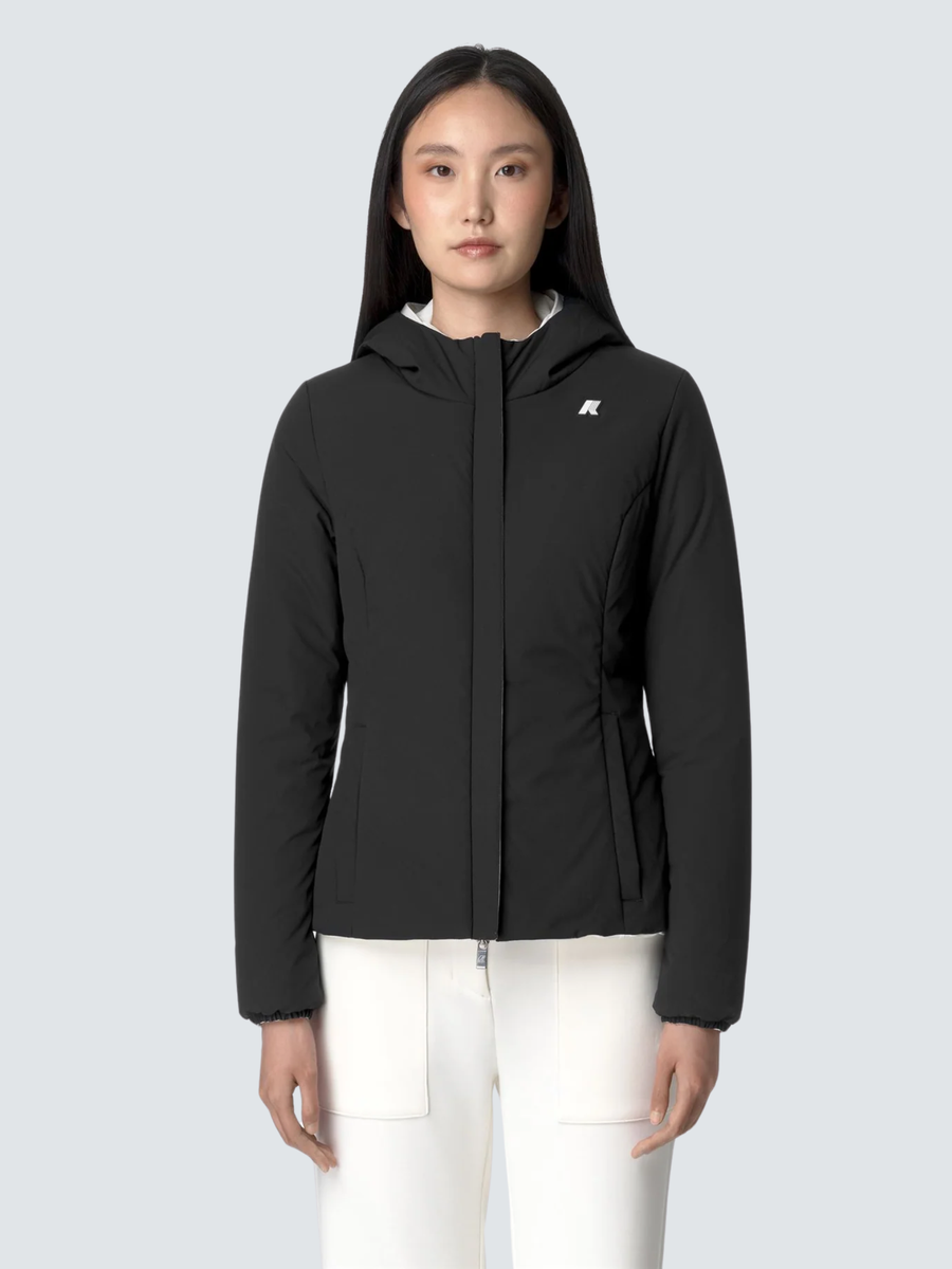 Giubbino "Lily St Warm Reversibile" K-Way bianco K6128TW ALF K-WAY 