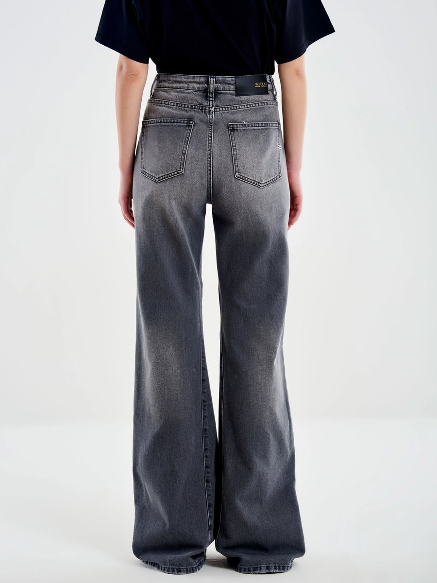 Jeans Vicolo grigio a zampa DS0288 GRIGIO Vicolo 