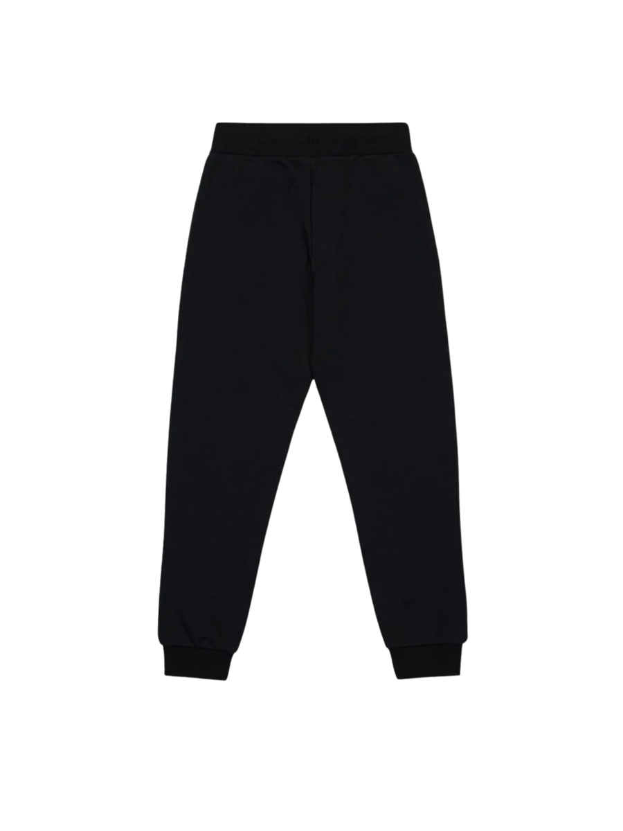 Pantalone jogger Iceberg nero con logo a contrasto PFICE5316J PANNA Iceberg 