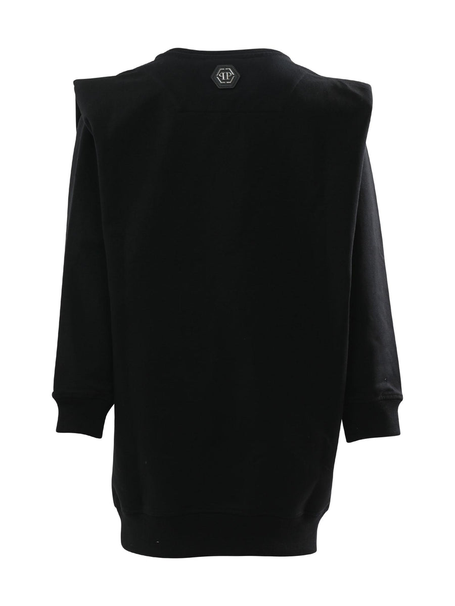 Abito nero in felpa 2DV00JLDA43 60100 Philipp Plein 