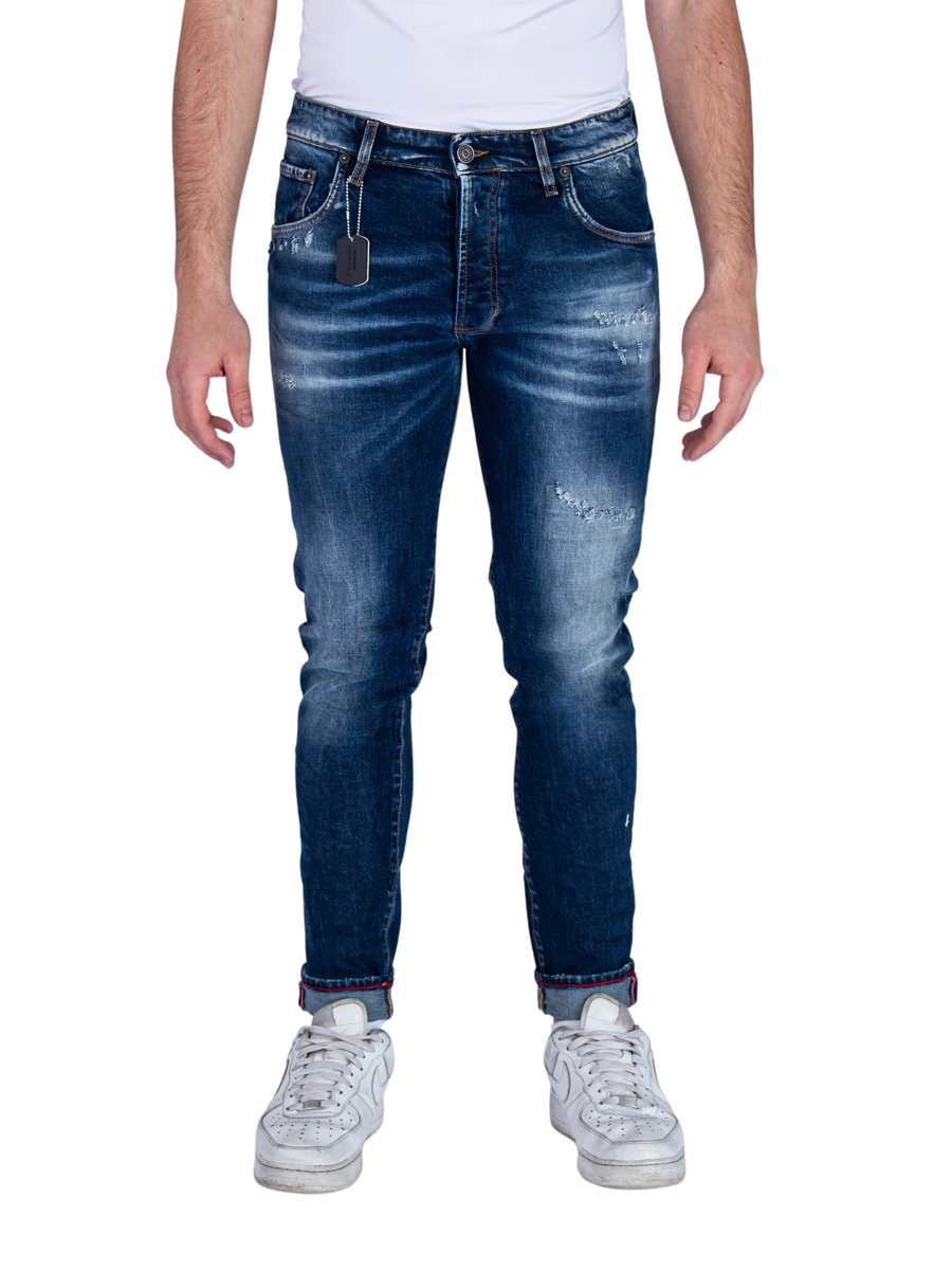 Jeans "Regular" Patriot blu in denim SKYC08 DNM Patriot 