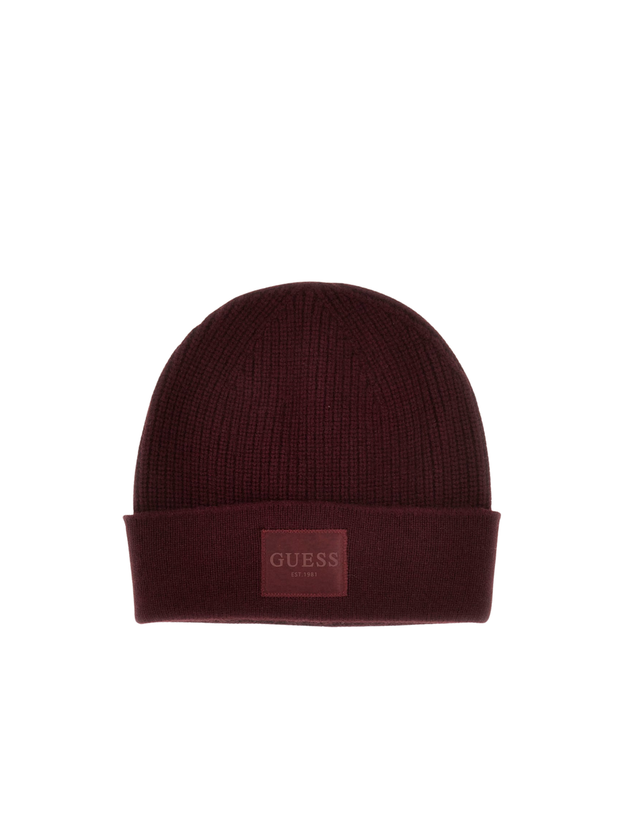 Cappello Guess vinaccio con patch logo tono su tono AW5436POL03 WIN Guess 