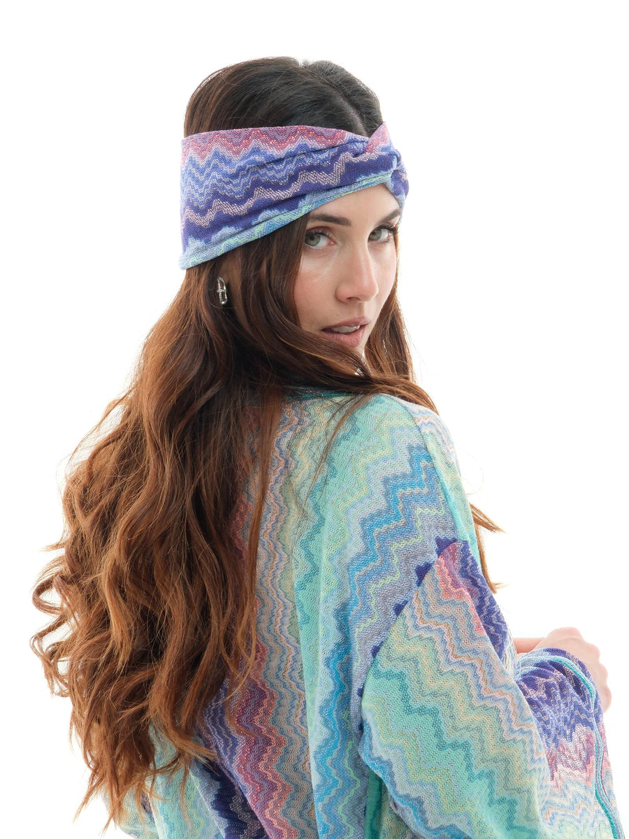 Fascia Pho Firenze multicolor con motivo a zig-zag 9021008 MOSAIC PHO FIRENZE 