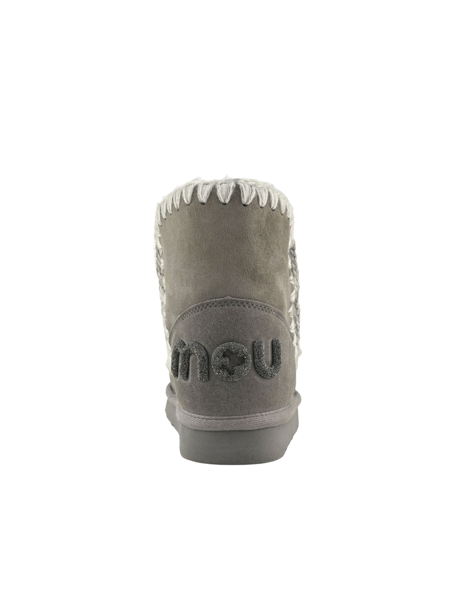 Mou "Eskimo 18 Suede - Glitter Logo" grigio scuro MU.FW101050A NGRY Mou 